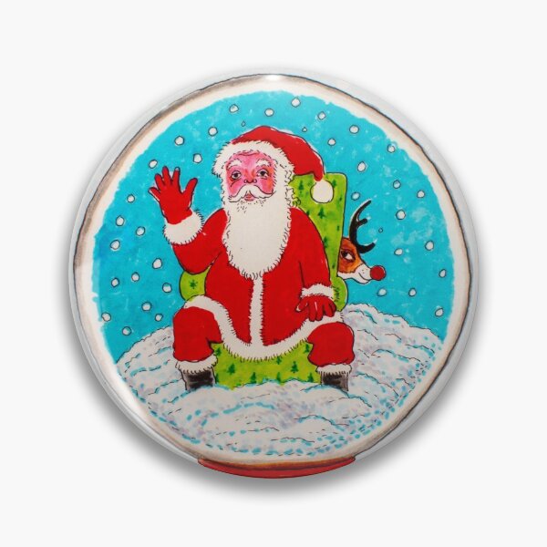 Item preview, Santa in a Snow Globe designed and sold by santasnowglobe.