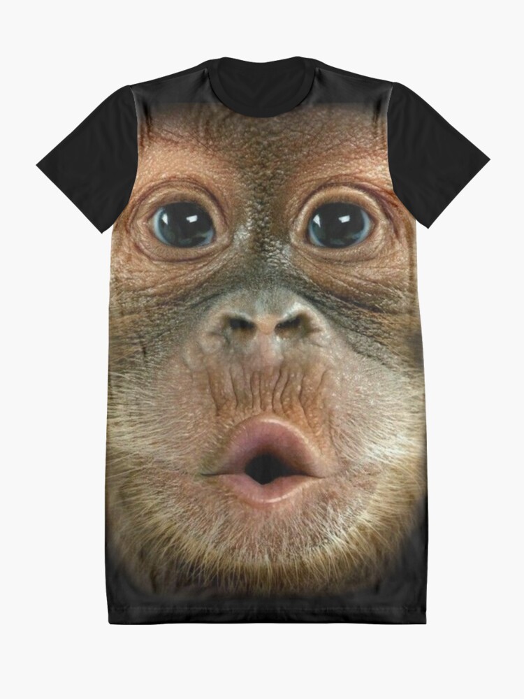 chimpanzee face shirt