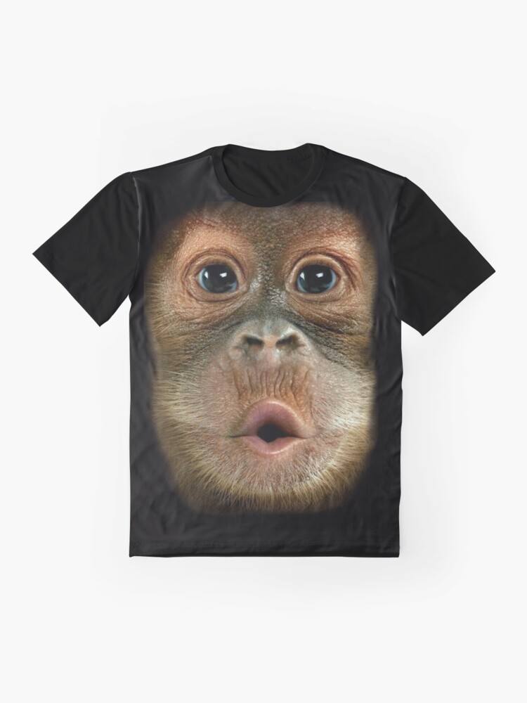 chimpanzee face shirt