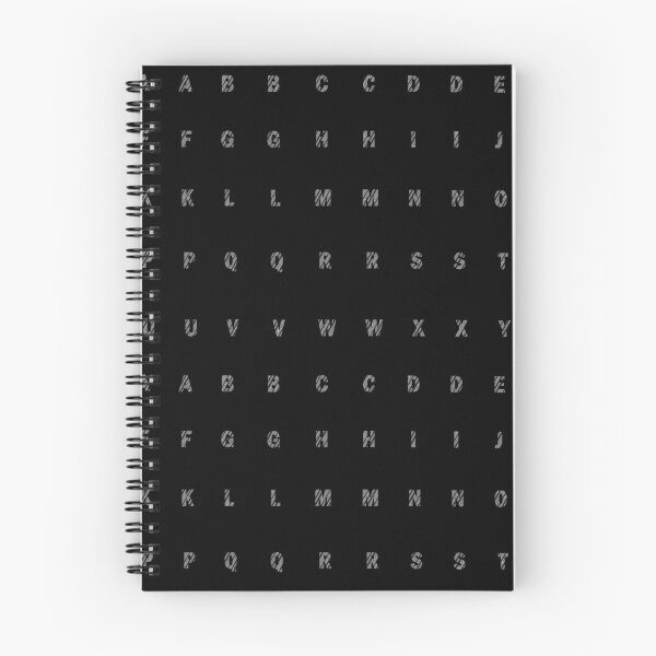 Item preview, Alphabet Silver Black(Capital letters) designed and sold by REApparelCo.
