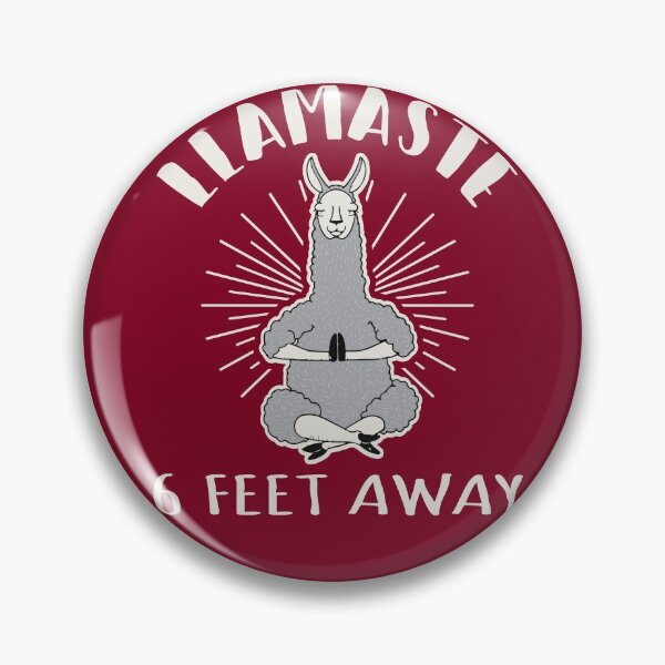 Item preview, Llamaste 6 Feet Away designed and sold by Alema Art.