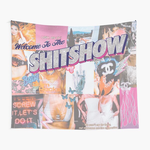 Welcome to the Shitshow Collage Tapestry