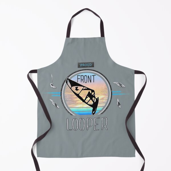 Item preview, Proud Front Looper Windsurf Jump at Sunset over Ocean Waves designed and sold by frenchsalsa.