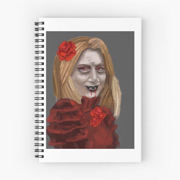 Item preview, Halloween vampire woman art supernatural designed and sold by evanecomely.