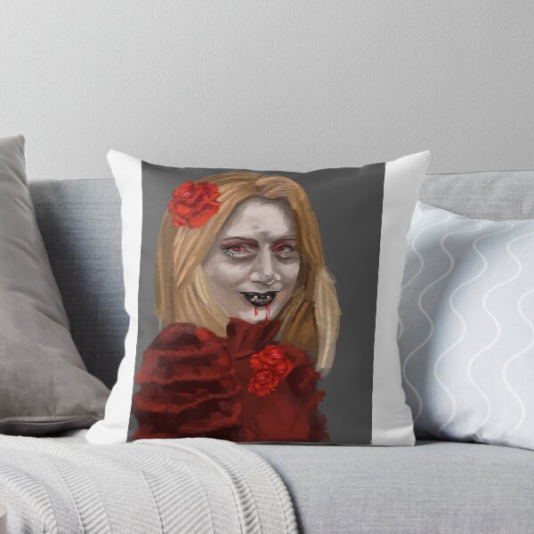 Item preview, Halloween vampire woman art supernatural designed and sold by evanecomely.