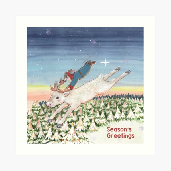 Magical Christmas Eve Art Print