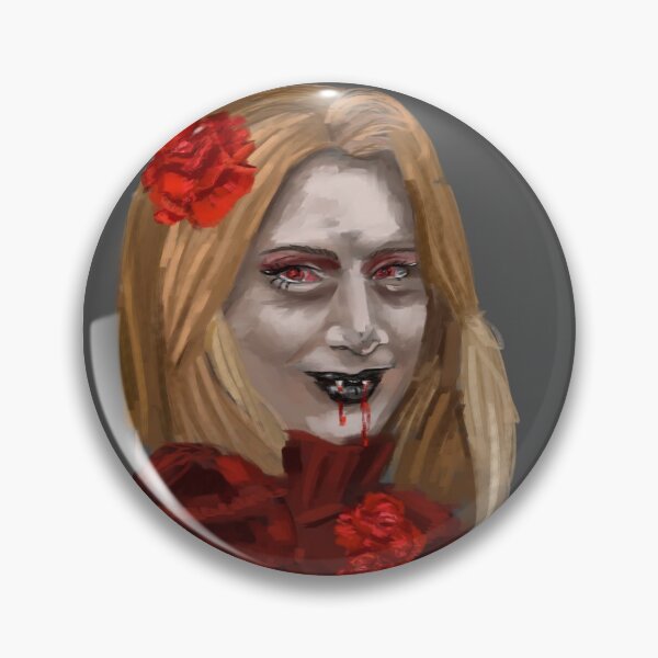 Item preview, Halloween vampire woman art supernatural designed and sold by evanecomely.