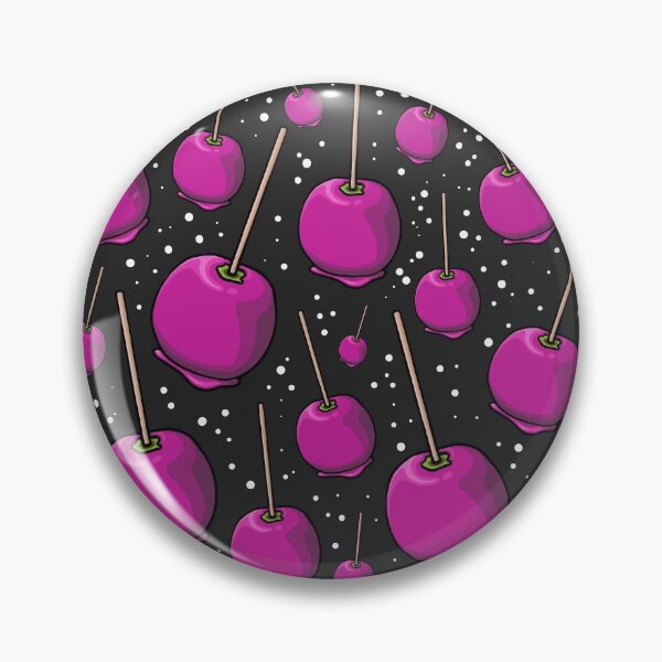 Item preview, Pink Candy Apples Halloween Treat Pattern Digital Illustration designed and sold by AlmightyClaire.
