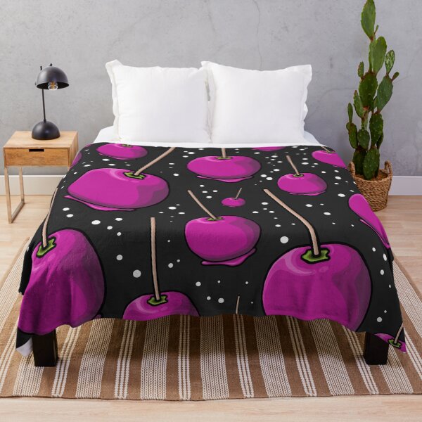 Item preview, Pink Candy Apples Halloween Treat Pattern Digital Illustration designed and sold by AlmightyClaire.