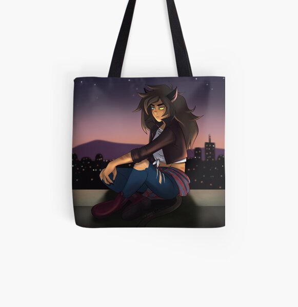 Casual Catra on the rooftop All Over Print Tote Bag