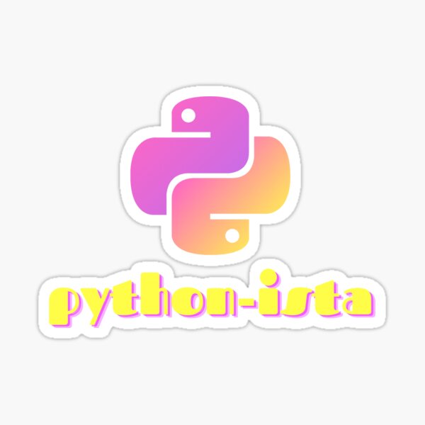 Woman In Tech (STEM) Python Pythonista Sticker