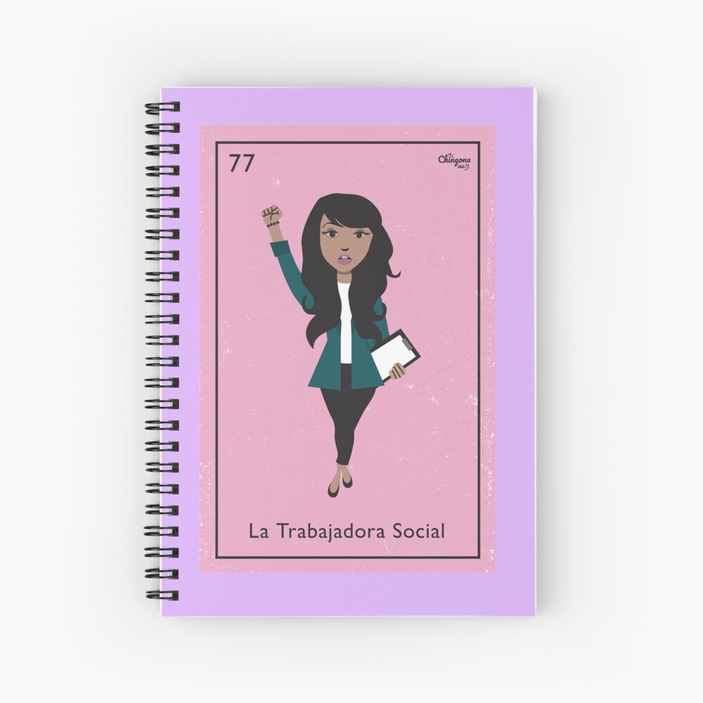 La Trabajadora Social Spiral Notebook