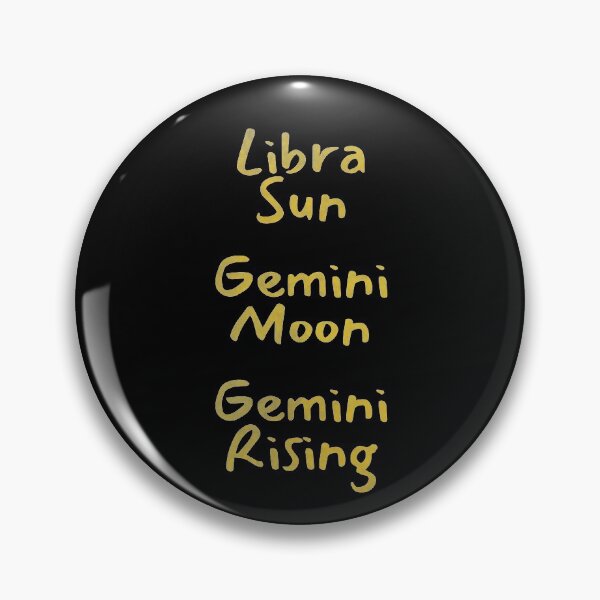 Item preview, Libra Sun Gemini Moon Gemini Rising Text designed and sold by leomooncreates.