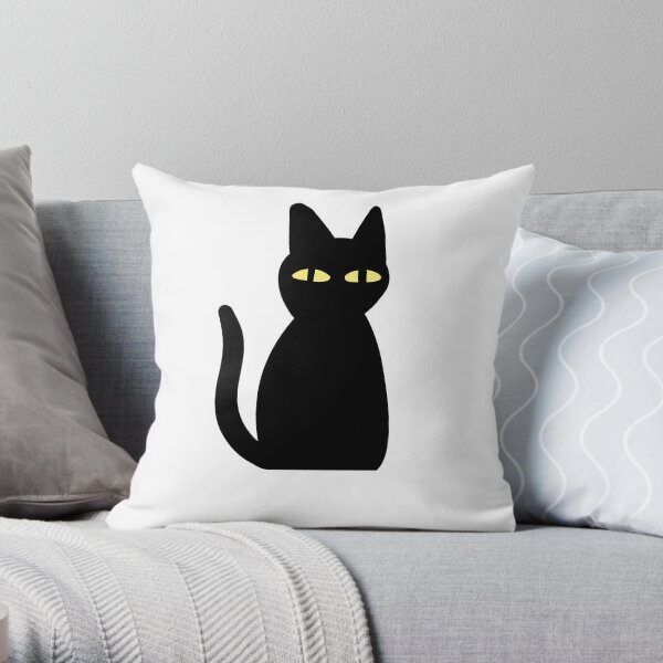 C is for Creepy Cat Pillow