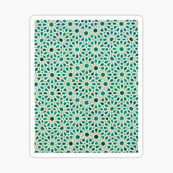 Moroccan Tile Stickers Redbubble