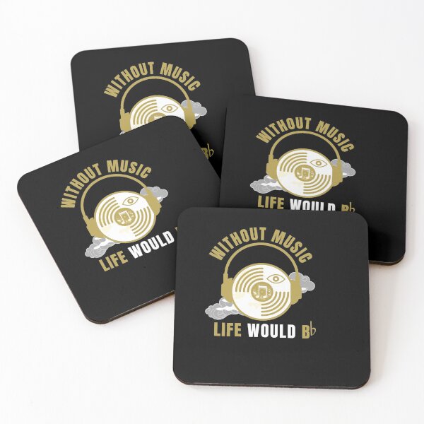 Item preview, Without Music Life Would B Flat designed and sold by VBeesTees.