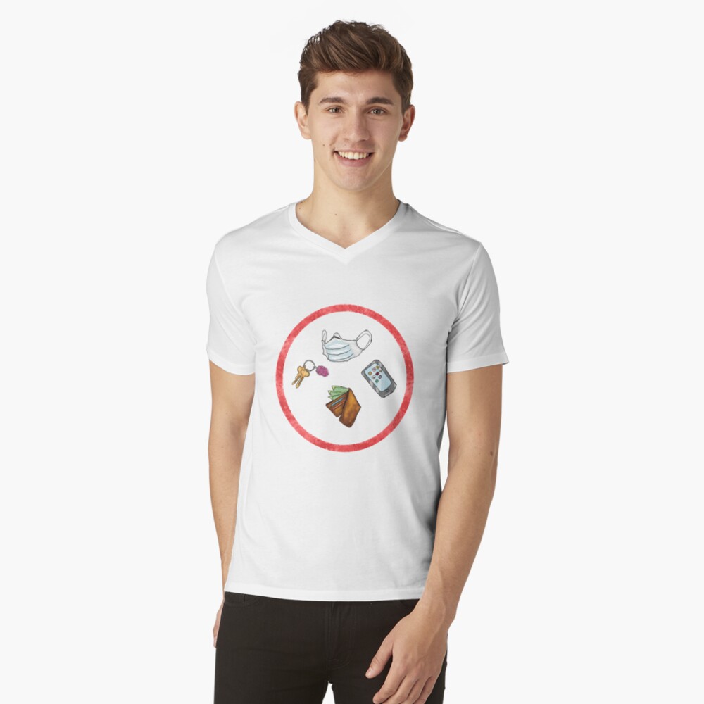 Item preview, V-Neck T-Shirt designed and sold by ahess101.