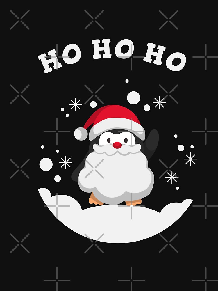 White Christmas Cute Santa Penguin Chrismas Shirt