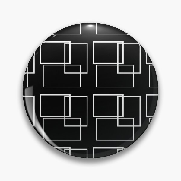 Item preview, Mod Square Pattern Black designed and sold by LizLanspery.