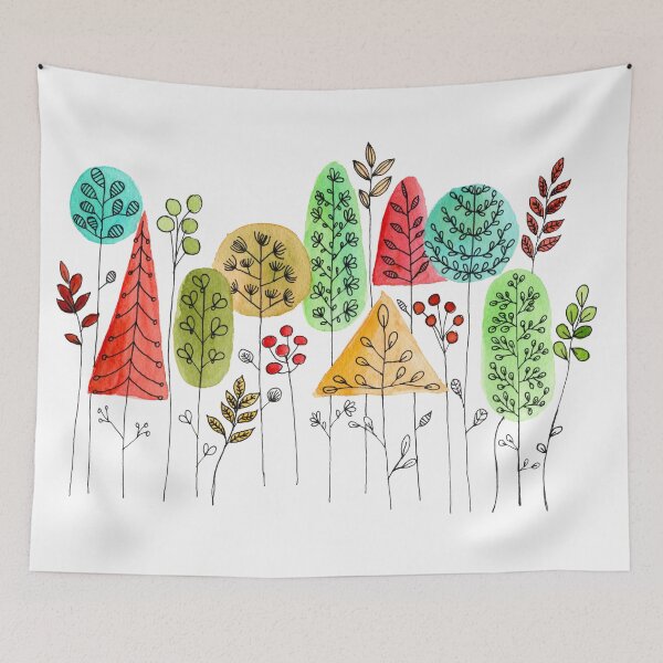 Item preview, Autumn Tree doodle designed and sold by SilverBirch14.