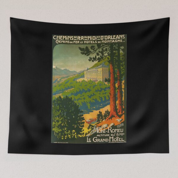 Item preview, retro Font Romeu designed and sold by CorasPosters.