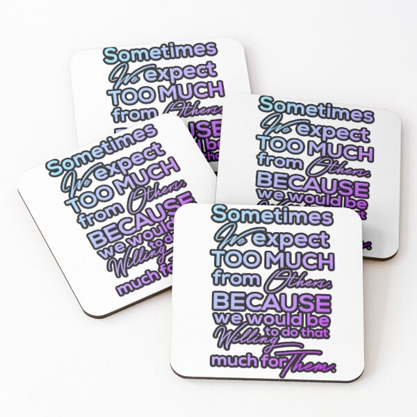 Item preview, Sometimes we expect too much beautiful text design for you designed and sold by Shubham2202.