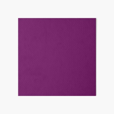 Russian Violet, Solid Purple Art Board Print for Sale by Gsallicat