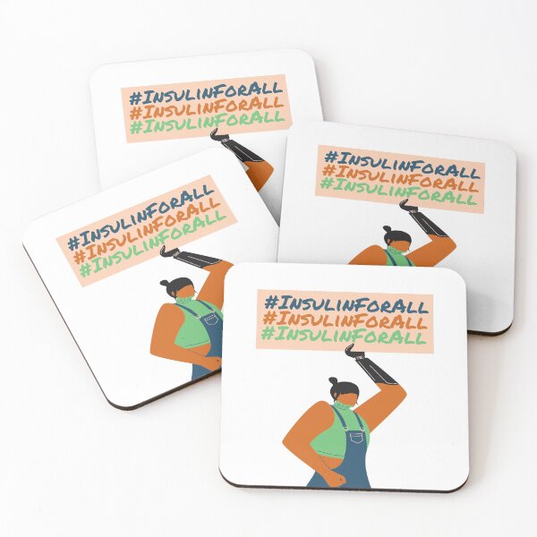 Item preview, Insulin For All Green Orange Blue designed and sold by ClearCreekCo.