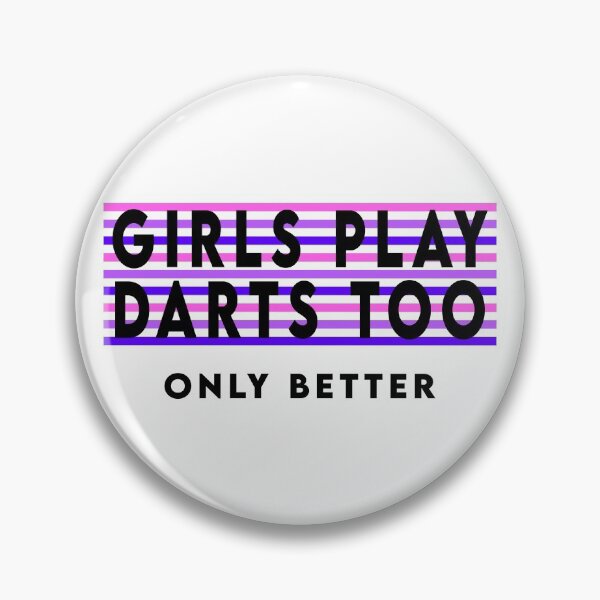 Item preview, Girls play darts too. Only better designed and sold by TheGreenGoat.