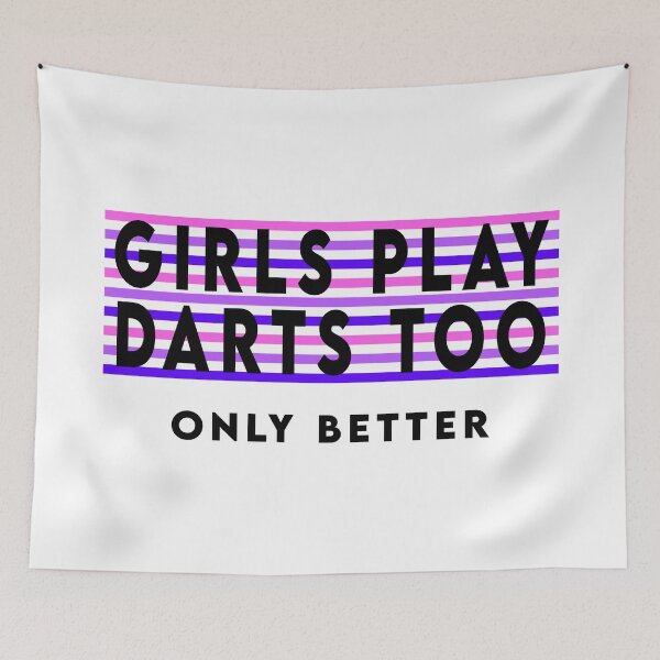 Item preview, Girls play darts too. Only better designed and sold by TheGreenGoat.