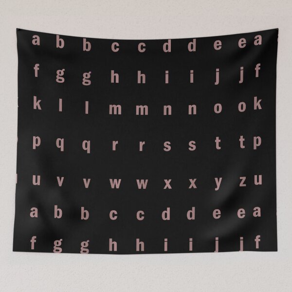 Item preview, Alphabet Rose Gold(small letters) designed and sold by REApparelCo.