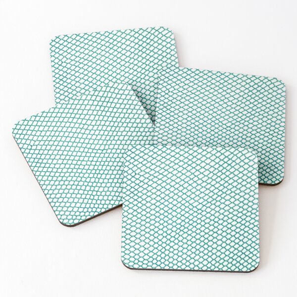Item preview, turquoise fishnet pattern photograph designed and sold by chihuahuashower.