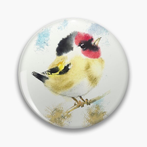 Item preview, Watercolor Goldfinch designed and sold by adortopia.