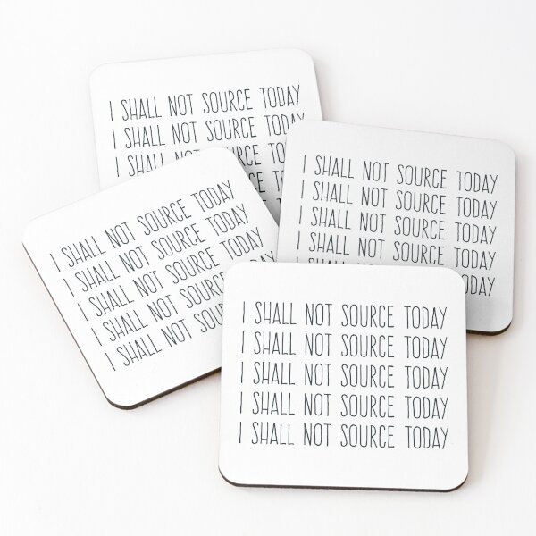 Item preview, I Shall Not Source Today Online Seller Funny Merch designed and sold by wugnia.