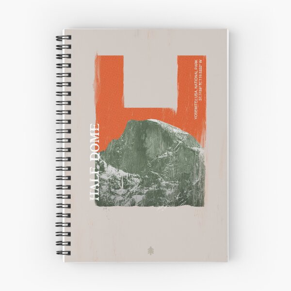 Item preview, Distressed Vintage Yosemite Half Dome Poster  designed and sold by Moncada Design Co.