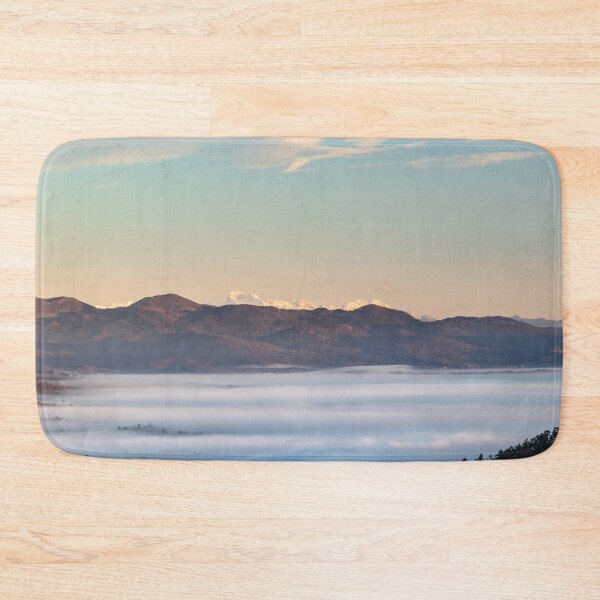 Item preview, Majestic mountain Triglav with fog in valley designed and sold by Patrik Lovrin.