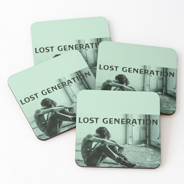 Item preview, LOST GENERATION teenager struggle life orientation drugs friendship fear unknown future hope gen-z designed and sold by DOM-Shop.