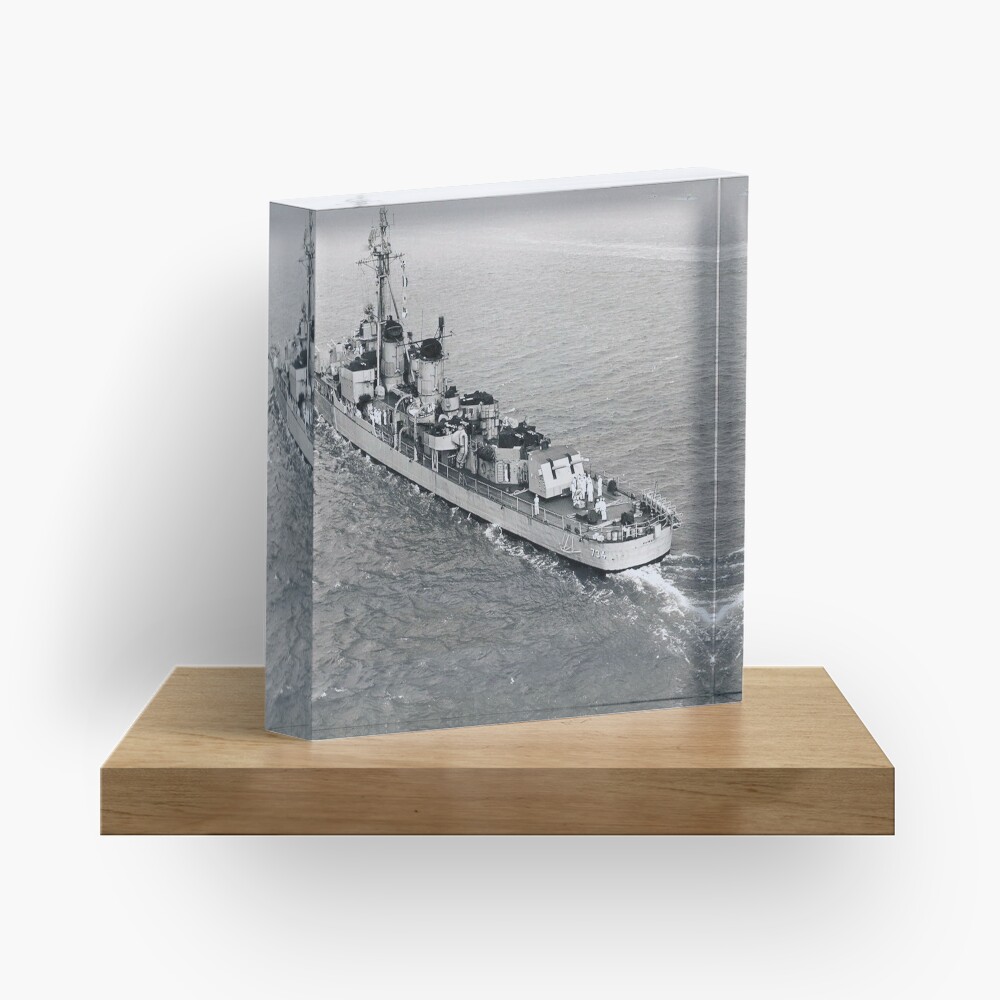 USS PURDY (DD-734) SHIP'S STORE Acrylic Block