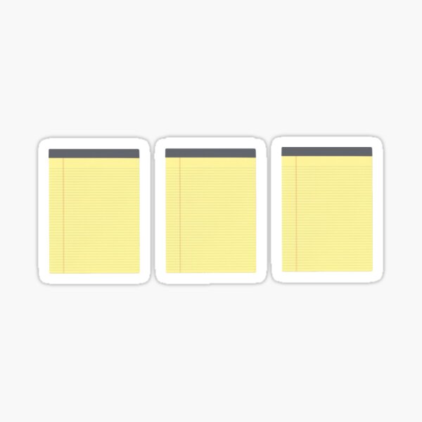 Item preview, Legal Pads, blank, set of 3 designed and sold by sydsel.
