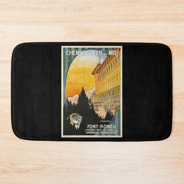 Item preview, retro Font Romeu designed and sold by CorasPosters.
