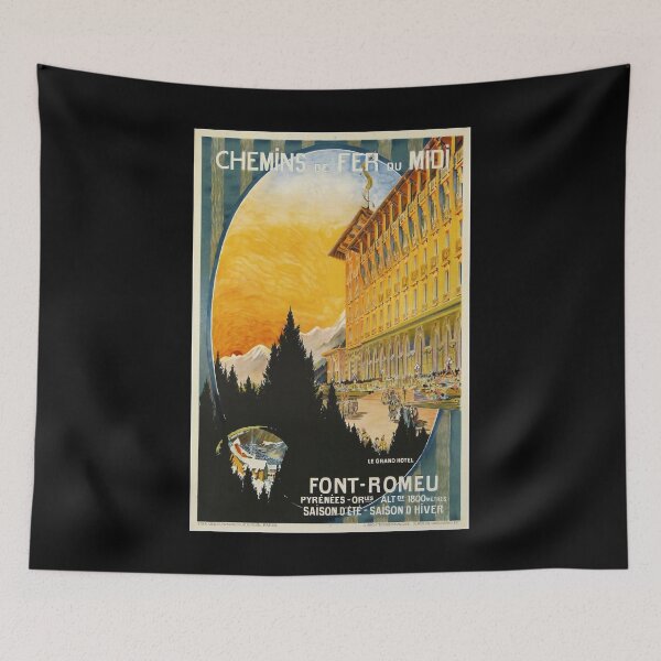Item preview, retro Font Romeu designed and sold by CorasPosters.