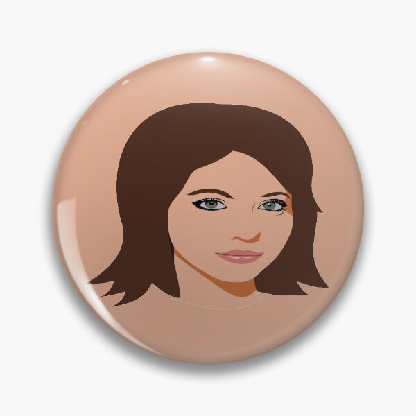 Item preview, Brown Haired Woman designed and sold by customgiftstore.