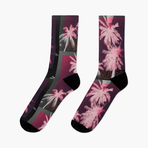 Item preview, Inverse pink palm trees - modern style - black and white designed and sold by Butterfly-Dream.