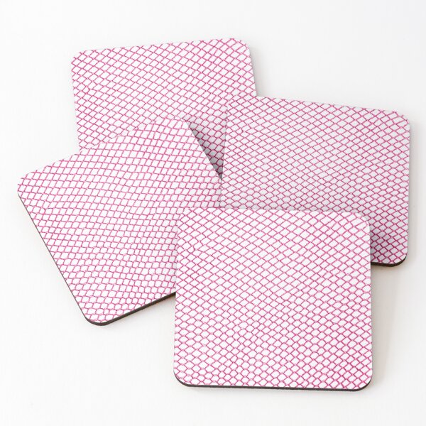 Item preview, pink fishnet pattern designed and sold by chihuahuashower.