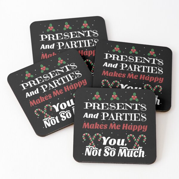 Item preview, Presents and Parties Makes Me Happy designed and sold by MoonsmileProd.