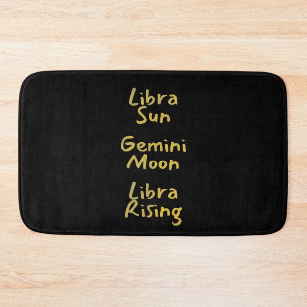 Item preview, Libra Sun Gemini Moon Libra Rising Text designed and sold by leomooncreates.