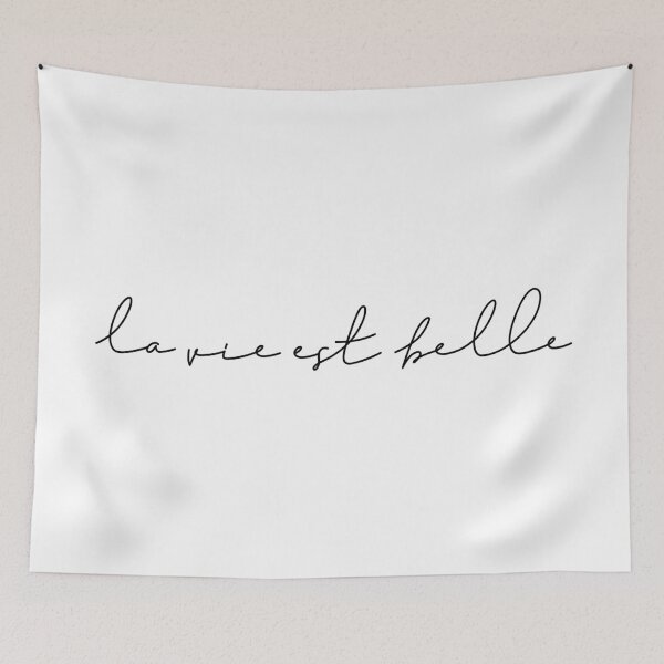 Item preview, La vie est belle designed and sold by TheLemonBox.