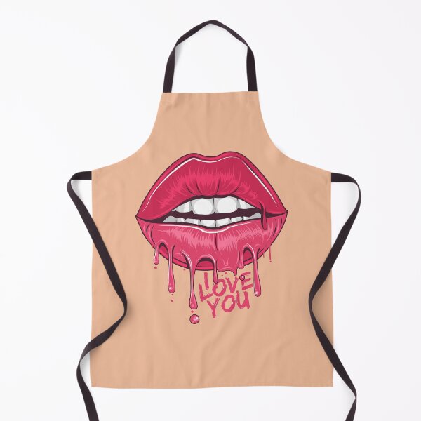 Item preview, Teasing Lips Mouth and Teeth Hot Lipstick Love You Bloody designed and sold by trendo.
