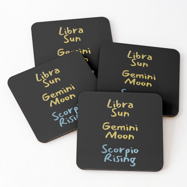 Item preview, Libra Sun Gemini Moon Scorpio Rising Text designed and sold by leomooncreates.