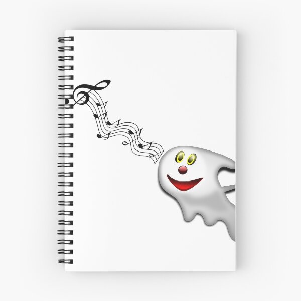 Item preview, Cute and spooky ghost singing designed and sold by Boss  Bubble.